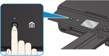 Canon Pixma Manuals Ts Series Turning The Printer On And Off